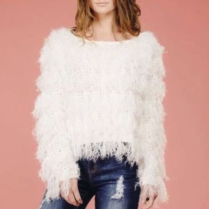 Zero Degrees Celsius Shaggy Knit Sweater | Size XS
